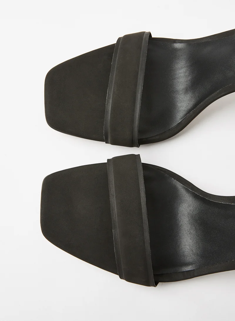 CALL IT SPRING Rosaliaa Vegan Leather Sandals Black