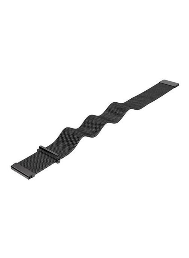 Generic - Gear S3 Frontier - Classic Watch Band, Milanese Loop Adjustable Stainless Steel Replacement Strap Bands Black - Image 1