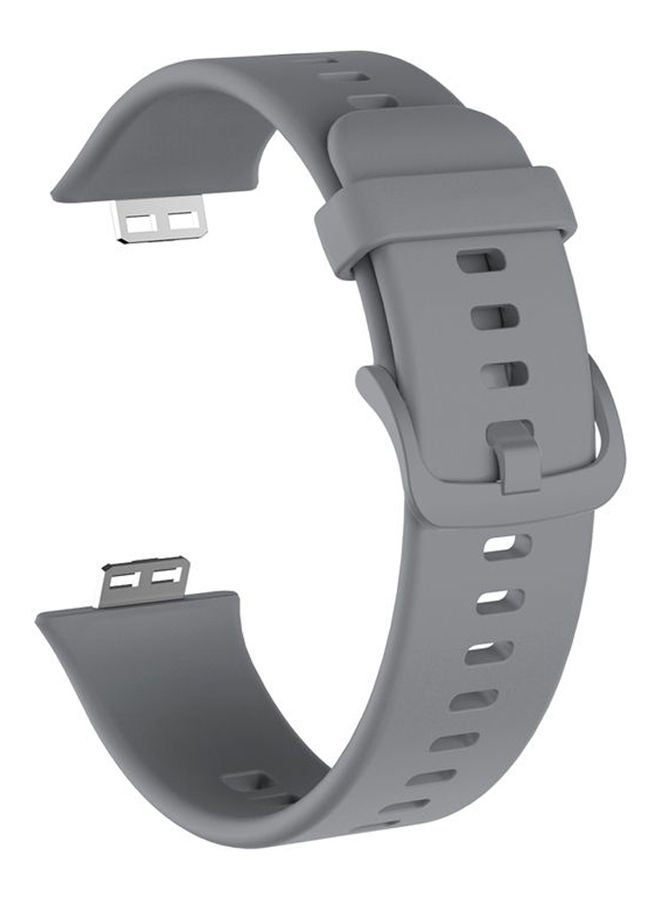 Silicone Huawei Watch Fit Replacement Band Grey - Image 1