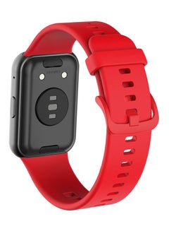 Generic Watch Fit 1 Replacement Band Silicone Smartwatch Strap(Only Compatible With Watch Fit 1) Red  - Image 3
