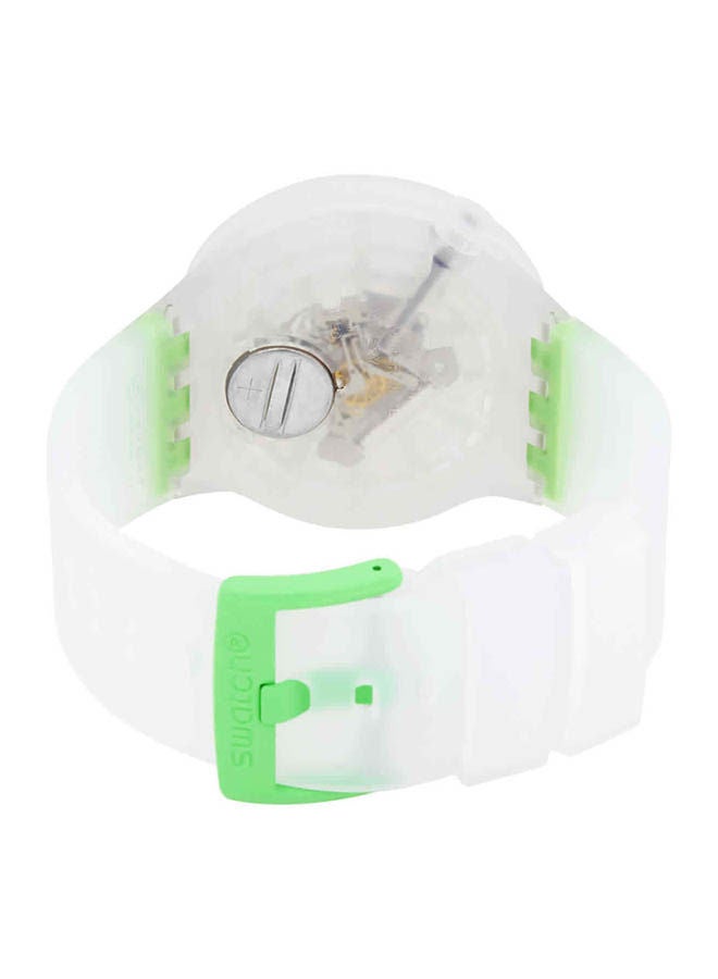 سواتش ساعة يد بعقارب وسوار من المطاط طراز SO27E104 للنساء - Image 3