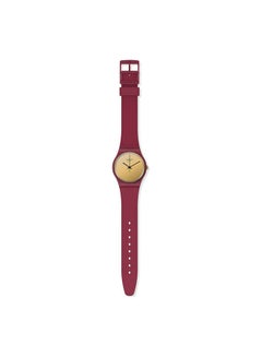 Swatch Women's Rubber Analog Watch SO28R102  - Image 2