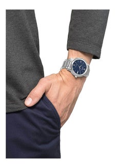 سيتيزن ساعة يد بعقارب وسوار من الستانلس ستيل طراز Aw1670-82L للرجال  - Image 2