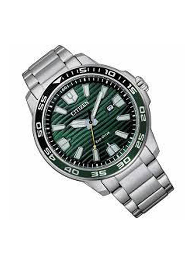 سيتيزن ساعة يد بعقارب وسوار من الإستانلس ستيل طراز AW1526-89X - قياس 45 مم - لون رمادي للرجال - Image 1