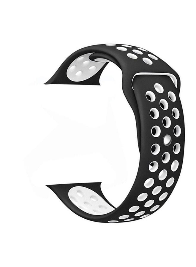 Generic - Sport Silicone Watchband Breathable Hole Replacement Strap For Apple Watch Strap 38 - 40Mm Bracelet Multicolour - Image 1