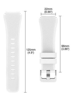 Generic Watch Band For Samsung Galaxy Watch 46-Huawei Watch Gt1&2-Honor Magic 2-Fossil Gen 4&5 White  - Image 2