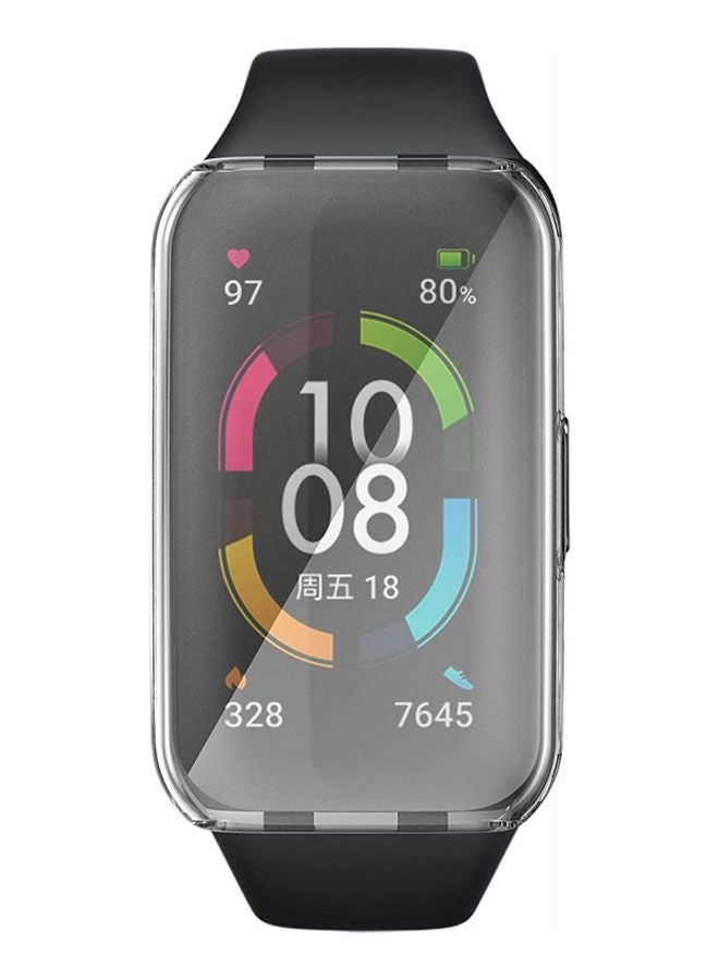 Generic Honor Band 6 Watch Case Soft Tpu Protective Cover For Huawei Watch Case Frame Bumper Shell Clear  - Image 3