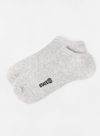 Basic Ankle Socks (Pack Of 2) Grey - v1631389619/N47538473V_1