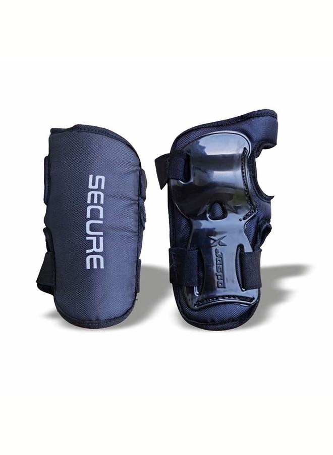 Jaspo Junior Roller Cruiser Skates Set Combo for 6-14 years with Helmet, Knee Guard, Elbow Guard, Wrist Guard & Skates (Blue) 10.23x10.23x7.4cm - Image 4