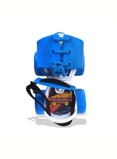 Jaspo Kids Adjustable Fiber Roller Skates For All Age Group upto 5 years (Blue) 13x17x27.8cm  - Image 3
