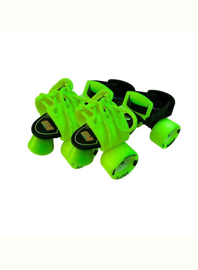 Adjustable Roller Skates Gripper with Vinyl Toe Stopper for Good Control and Adjustable Speed, Age Group 6 to 14 years (Green) 27x27x14cm - v1631423232/N50727388A_1