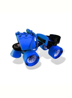 Jaspo Adjustable Roller Skates Gripper with Vinyl Toe Stopper for Good Control and Adjustable Speed, Age Group 6 to 14 years (Blue) 27x27x14cm  - Image 2