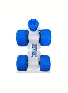 Jaspo Roller Skates for Kids Gripper Age Group 6 to 14 years with Vinyl Toe Stopper for Good Control and Adjustable Speed (Blue) 10.62x10.23x4.3cm  - Image 4