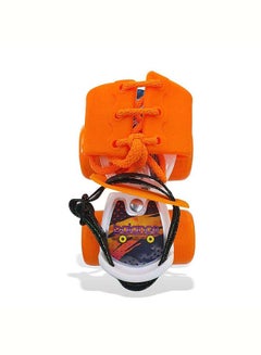 Jaspo Roller Skates for Kids Gripper Age Group 6 to 14 years with Vinyl Toe Stopper for Good Control and Adjustable Speed (Orange) 10.62x10.23x4.3cm  - Image 3