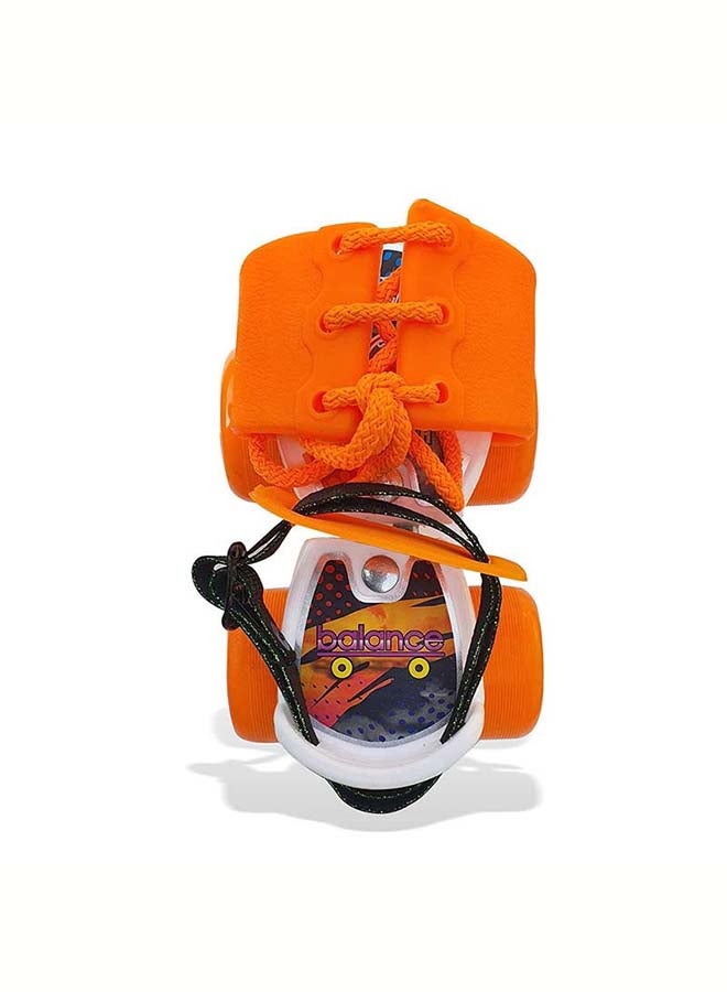 Jaspo Roller Skates for Kids Gripper Age Group 6 to 14 years with Vinyl Toe Stopper for Good Control and Adjustable Speed (Orange) 10.62x10.23x4.3cm  - Image 3