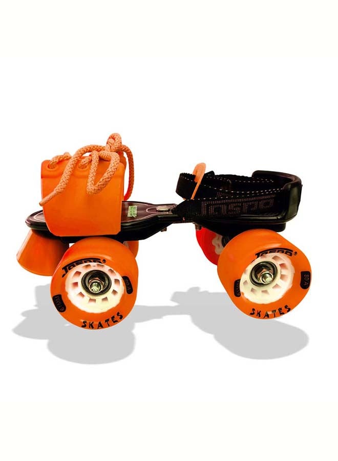 Jaspo Adjustable Roller Skates Gripper with Vinyl Toe Stopper for Good Control and Adjustable Speed, Age Group 6 to 14 years (Orange) 27x27x14cm - Image 5