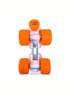 Jaspo Roller Skates for Kids Gripper Age Group 6 to 14 years with Vinyl Toe Stopper for Good Control and Adjustable Speed (Orange) 10.62x10.23x4.3cm  - Image 4
