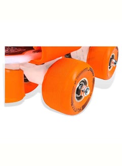 Jaspo Roller Skates for Kids Gripper Age Group 6 to 14 years with Vinyl Toe Stopper for Good Control and Adjustable Speed (Orange) 10.62x10.23x4.3cm  - Image 5
