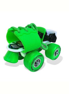 Jaspo Roller Skates for Kids Gripper Age Group 6 to 14 years with Vinyl Toe Stopper for Good Control and Adjustable Speed (Green) 10.62x10.23x4.3cm  - Image 2