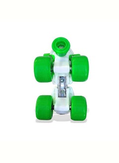 Jaspo Roller Skates for Kids Gripper Age Group 6 to 14 years with Vinyl Toe Stopper for Good Control and Adjustable Speed (Green) 10.62x10.23x4.3cm  - Image 4