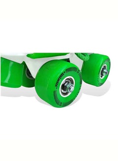 Jaspo Roller Skates for Kids Gripper Age Group 6 to 14 years with Vinyl Toe Stopper for Good Control and Adjustable Speed (Green) 10.62x10.23x4.3cm  - Image 5