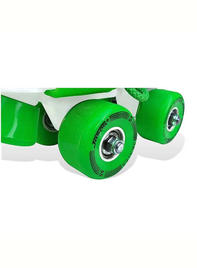 Jaspo Roller Skates for Kids Gripper Age Group 6 to 14 years with Vinyl Toe Stopper for Good Control and Adjustable Speed (Green) 10.62x10.23x4.3cm  - Image 5