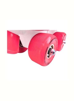 Jaspo Roller Skates for Kids Gripper Age Group 6 to 14 years with Vinyl Toe Stopper for Good Control and Adjustable Speed (Pink)  - Image 5