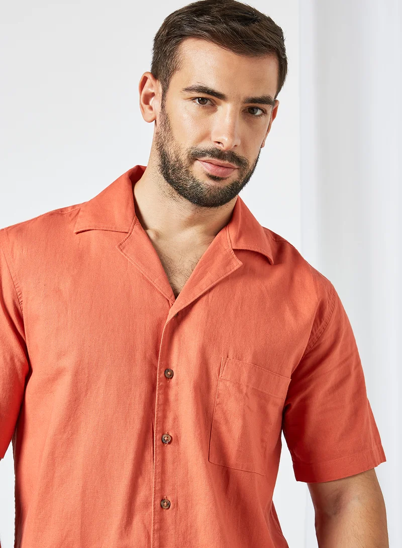 Sivvi x D'Atelier Patch Pocket Shirt Chilli
