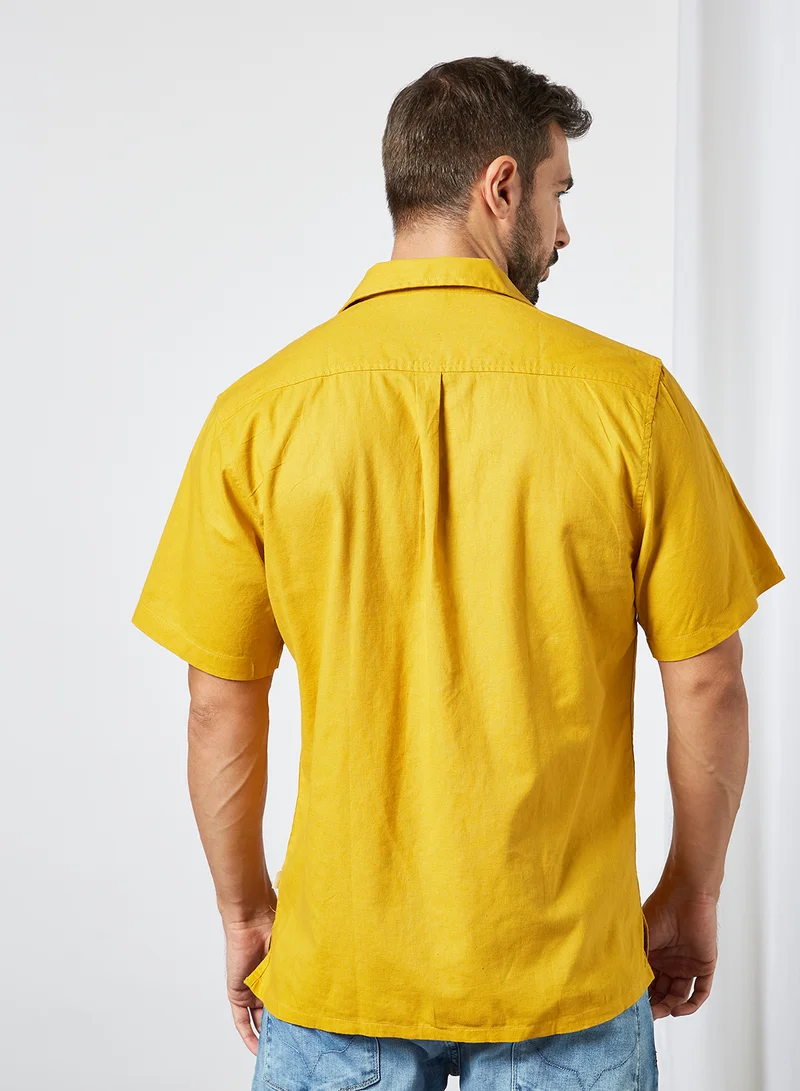 Sivvi x D'Atelier Short Sleeve Shirt Yellow