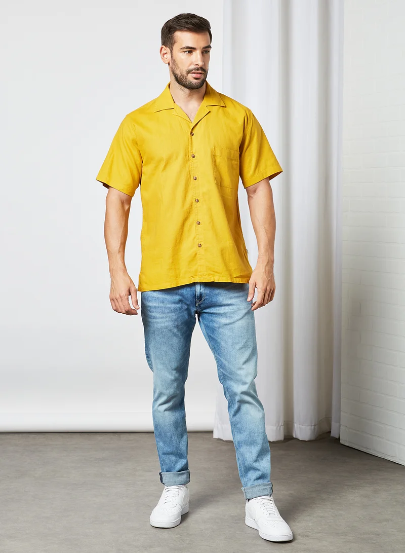 Sivvi x D'Atelier Short Sleeve Shirt Yellow