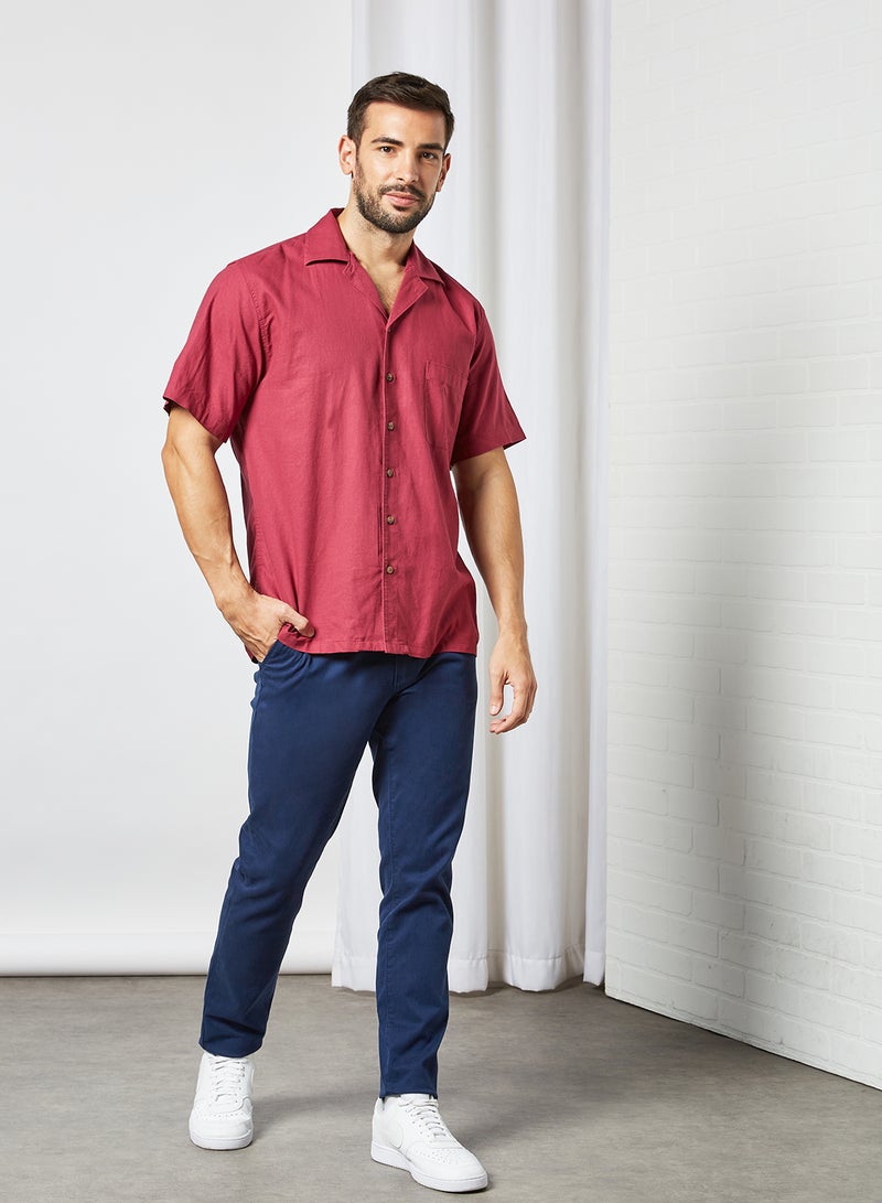 Sivvi x D'Atelier - Patch Pocket Shirt Red - Image 1