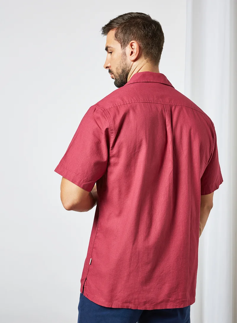 Sivvi x D'Atelier Patch Pocket Shirt Red