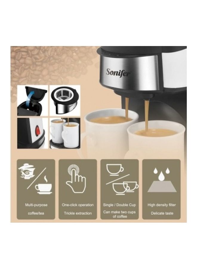 Sonifer 3-Piece Coffee Maker With Mugs Set White 25cm  - Image 3