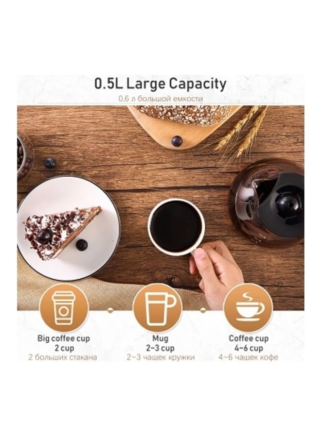 Sonifer 3-Piece Coffee Maker With Mugs Set White 25cm  - Image 5