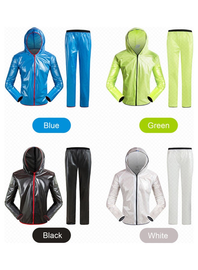 Cycling Jacket Raincoat With Hood - Image 4