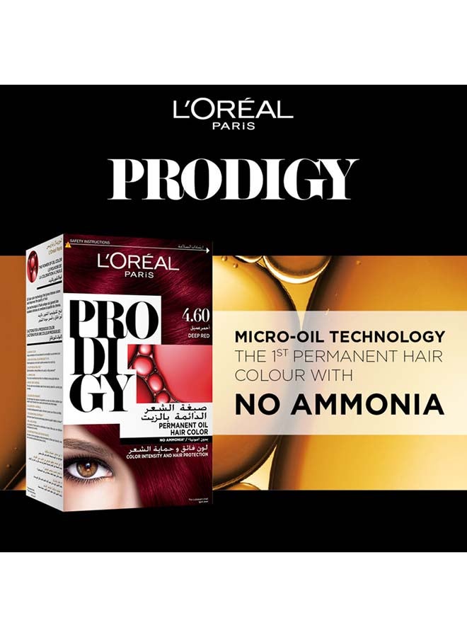 L'OREAL PARIS - Prodigy Permanent Oil Hair Color 4.6 Deep Red - Image 1