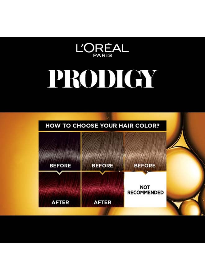 L'OREAL PARIS - Prodigy Permanent Oil Hair Color 4.6 Deep Red - Image 1