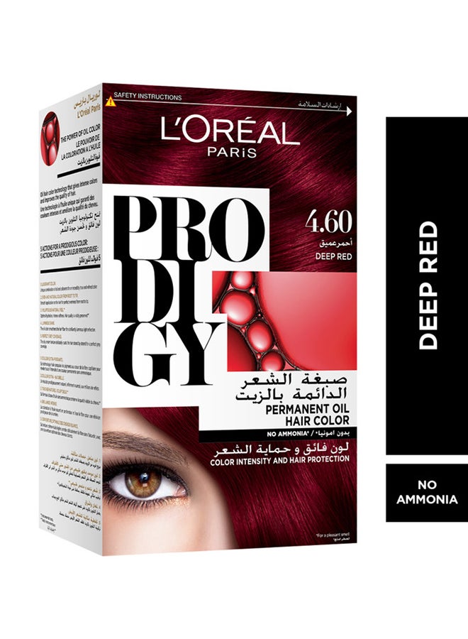 L'OREAL PARIS - Prodigy Permanent Oil Hair Color 4.6 Deep Red - Image 1