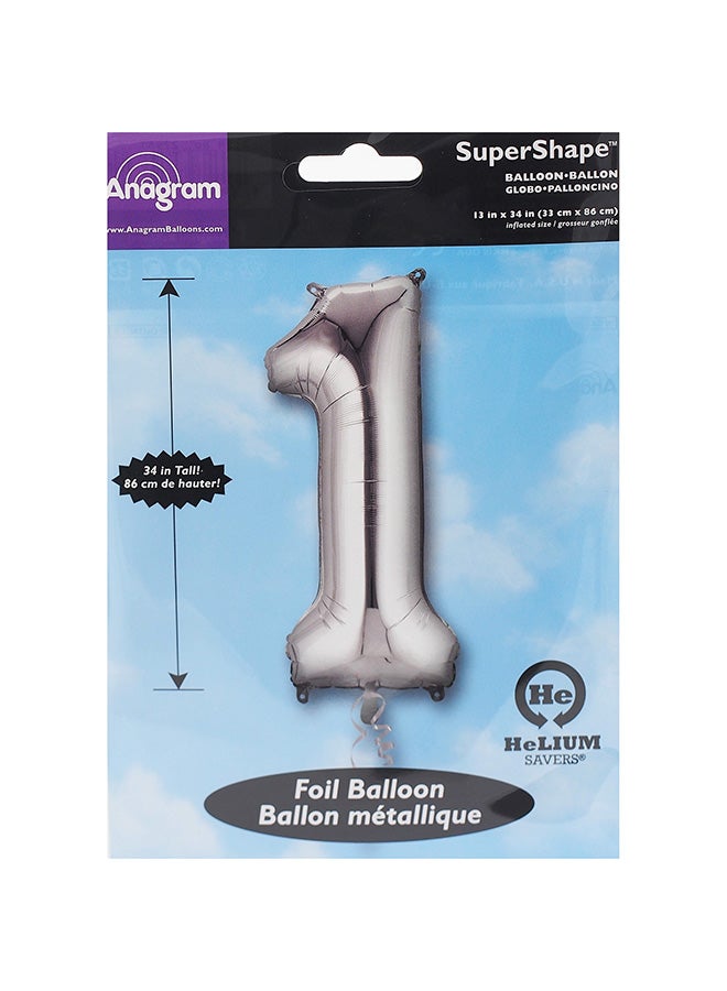 Number 1 Balloon 40 inches - v1631428565/N40789270A_2