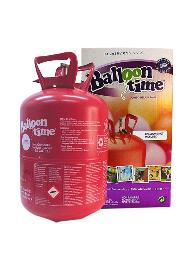 Balloon time - Standard Helium Tank 9.5inch Inflates Latex and Foil, Balloon Accessories 9.5inch - Image 1