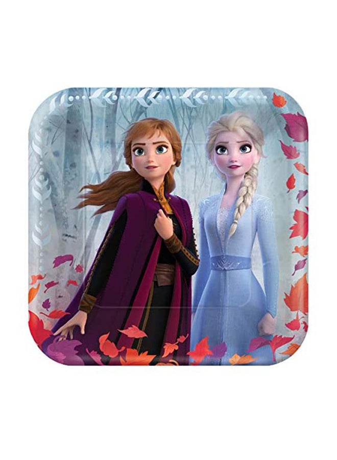 Amscan 8-Piece Frozen II Printed Plate Set 7inch - Image 2