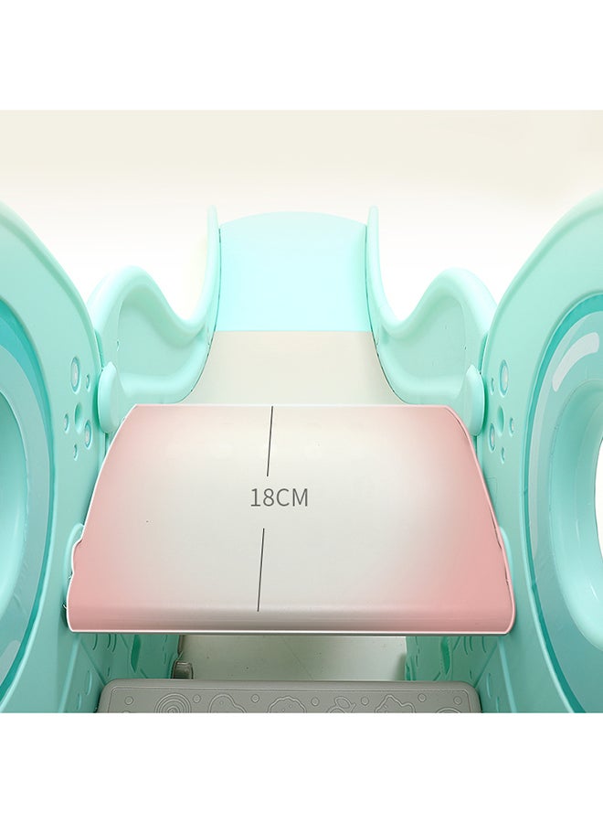 شيانغ يو طقم أرجوحة وزحلوقة مع شبكة كرة السلة 3 في 1 145X180X120سم - Image 4