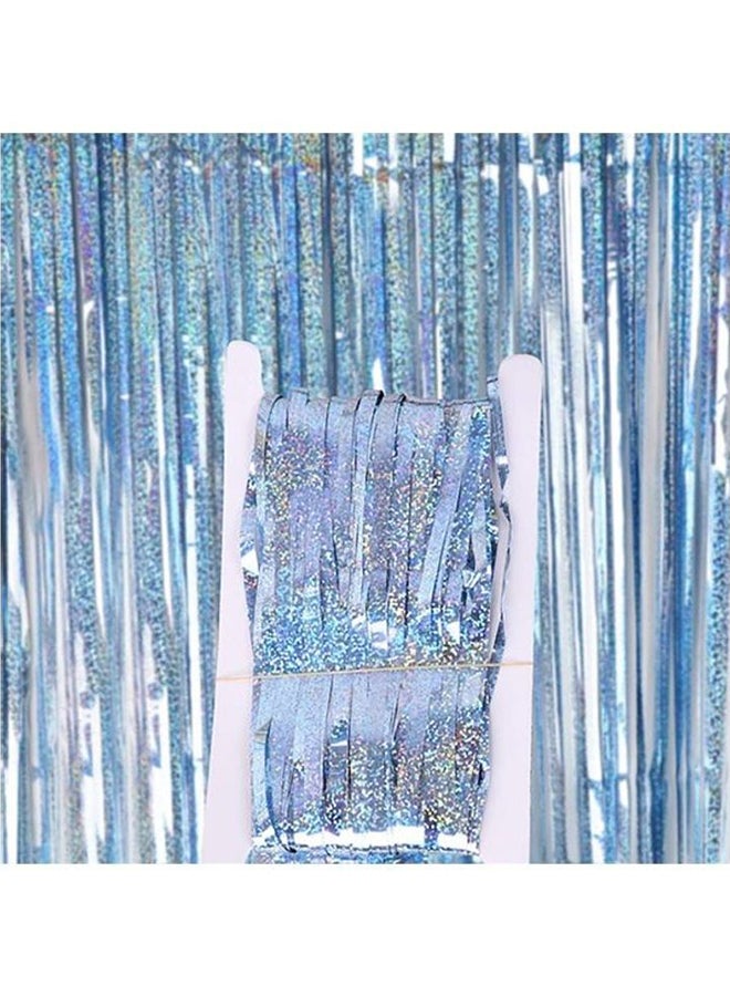 Party Time - Tinsel Holographic Curtain - Image 1