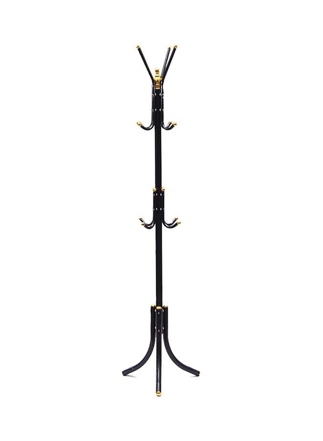 Falpro Free-Standing Metal Coat Rack Black/Gold 72x20x8.5cm  - Image 1