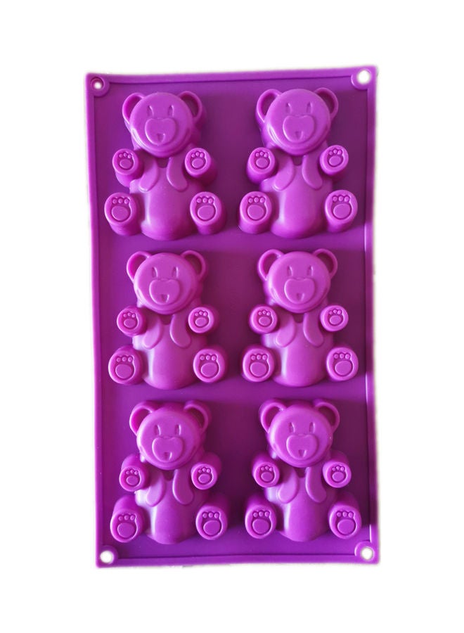 3D Silicone Mould Purple 31x18cm - Image 1