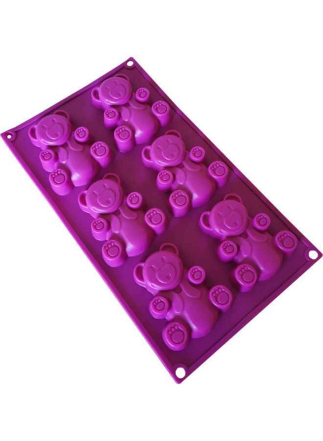 3D Silicone Mould Purple 31x18cm - Image 2