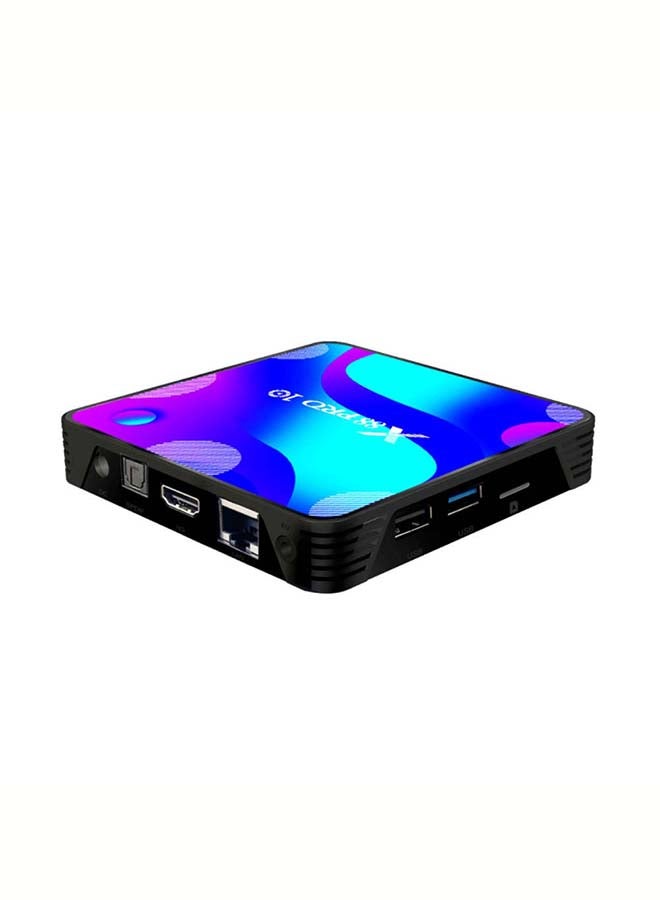 Mi VAZA - X88Pro Android 10.0 Tv Box 4G+64G Rk3318 Dual-Band Wifi Bluetooth Network Set-Top Box+Seven-Color Backlit Keypad I10 X88-3 Blue - Image 1
