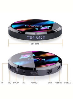 Mi VAZA H96Max X3 Internet Tv Box Dual Band Wifi+Bt S905X3 Android 9.0 4G/32G +Seven-Color Backlit Keypad I10 H96MAX-5 Black  - Image 2