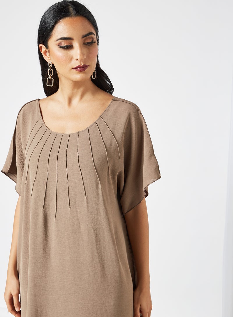 Hayat - Abaya Inner Slip Beige - Image 1