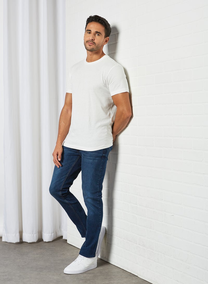 STATE 8 Classic Slim Fit Jeans Dark Blue  - Image 3